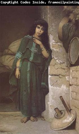 Charles Landelle Jeune fille arabe de Tougourth (mk32)